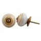 Mustard Stripe Cabinet Knob
